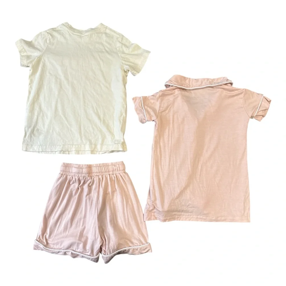 Seline‎ Lounge Flower Girl Toddler Pajama Set Wedding Sz 2 & Flower Girl T-Shirt